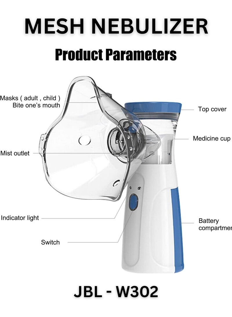 جهاز نبيولايزر محمول للاستنشاق JSL-W302 - Image 2